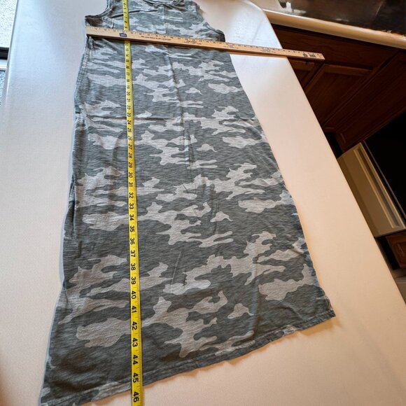 Universal Thread Maxi Dress Small Green Camo Print Sleeveless - Picture 4 of 9